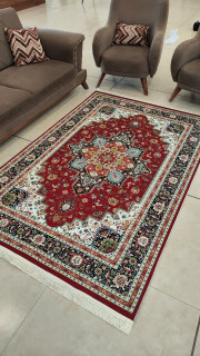 فرشینه چاپی جنس مخمل طرح کلاسیک کد FA-110